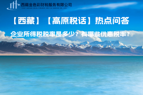 西藏企業(yè)所得稅稅率是多少？有哪些優(yōu)惠稅率？