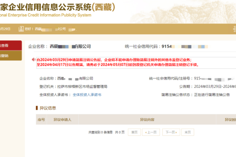 西藏拉薩公司，2024年最新簡易注銷流程、常見問題